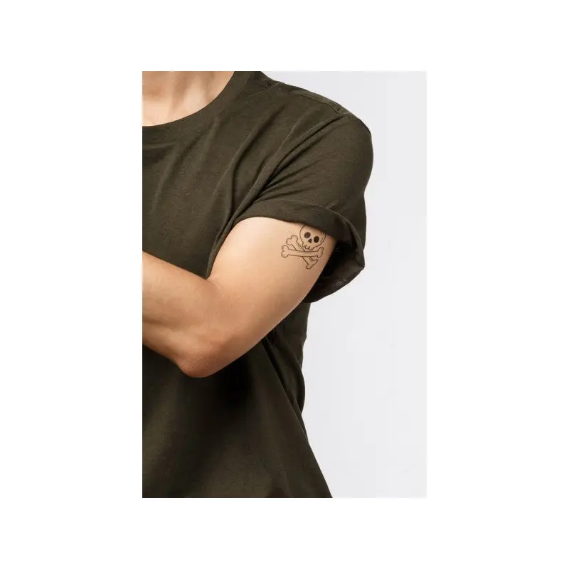 Skull Temporary Tattoo, Body Tattoo, Arm Wrist Tattoo, Neck Tattoo