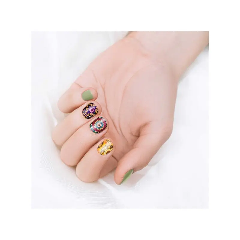 Ethnic Patterned Nail Tattoo,nail Art,nail Sticker