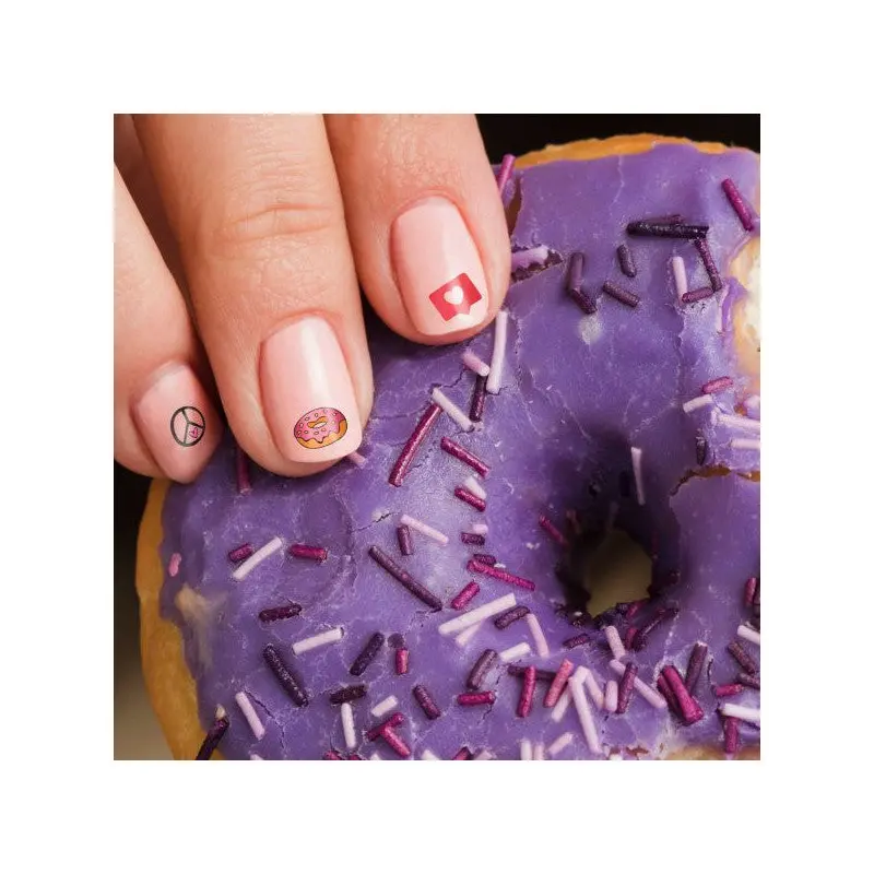 Donut Nail Tattoo,nail Art,nail Sticker