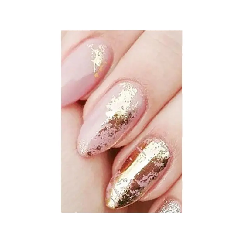 Gold Color Transfer Nail Tattoo, Nail Sticker, Nail Art