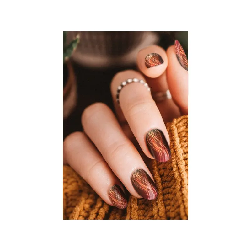 Linear Nail Tattoo, Nail Art, Nail Sticker