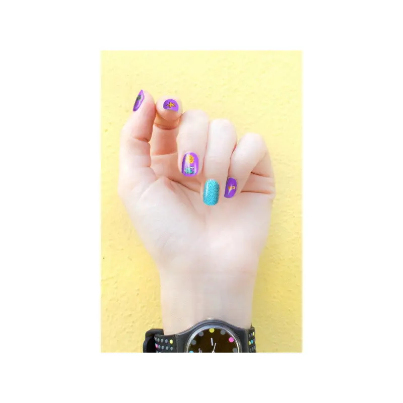 Summer Nail Tattoo, Nail Art, Nail Sticker