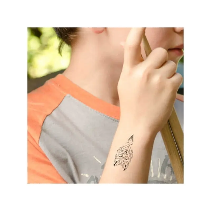 Art-115 Temporary Tattoo, Temporary Tattoo 15.5X15.5 Cm, body Tattoo, Arm Wrist Tattoo, Neck Tattoo, Back Tattoo