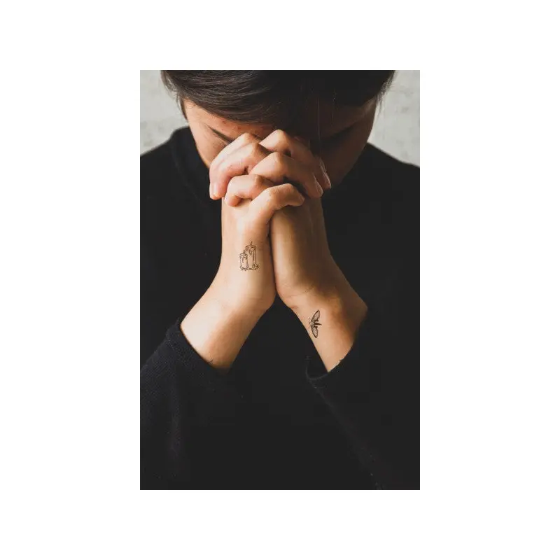 Figure -5 Temporary Tattoo, Temporary Tattoo, Body Tattoo, Arm Wrist Tattoo, Neck Tattoo, Back Tattoo