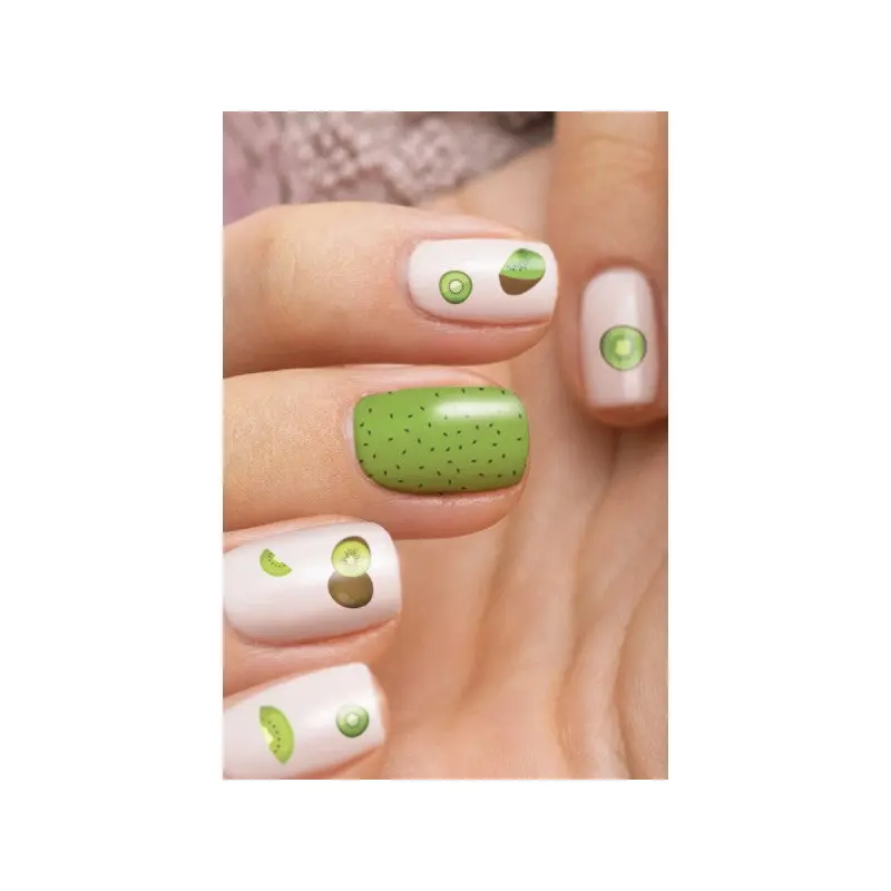 Kiwi Nail Tattoo, Nail Tattoo, Nail Art, Nail Sticker