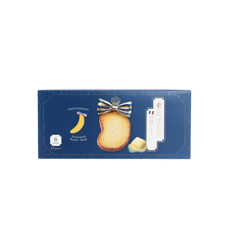 GRAPESTONE Tokyo Banana Fermented Butter Rusk (12pcs)