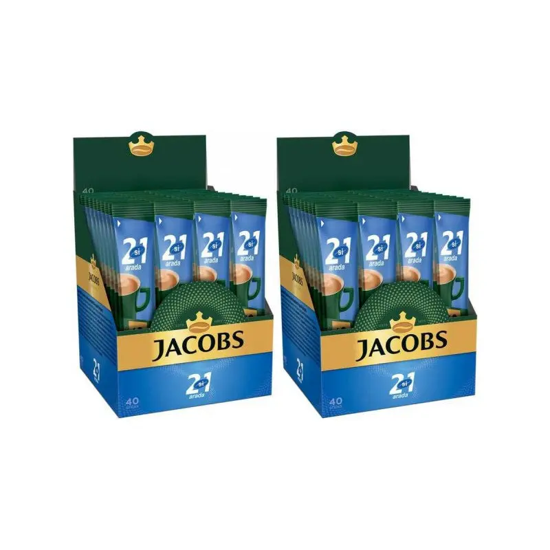 Jacobs 2-in-1 Coffee 80 Pieces (40 X 2 Packs)