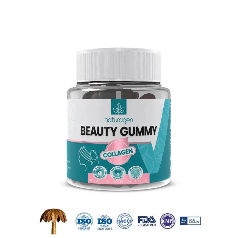 Naturagen Gummy 60 Pieces Chewable Form Containing Type1 & Tip3 Collagen