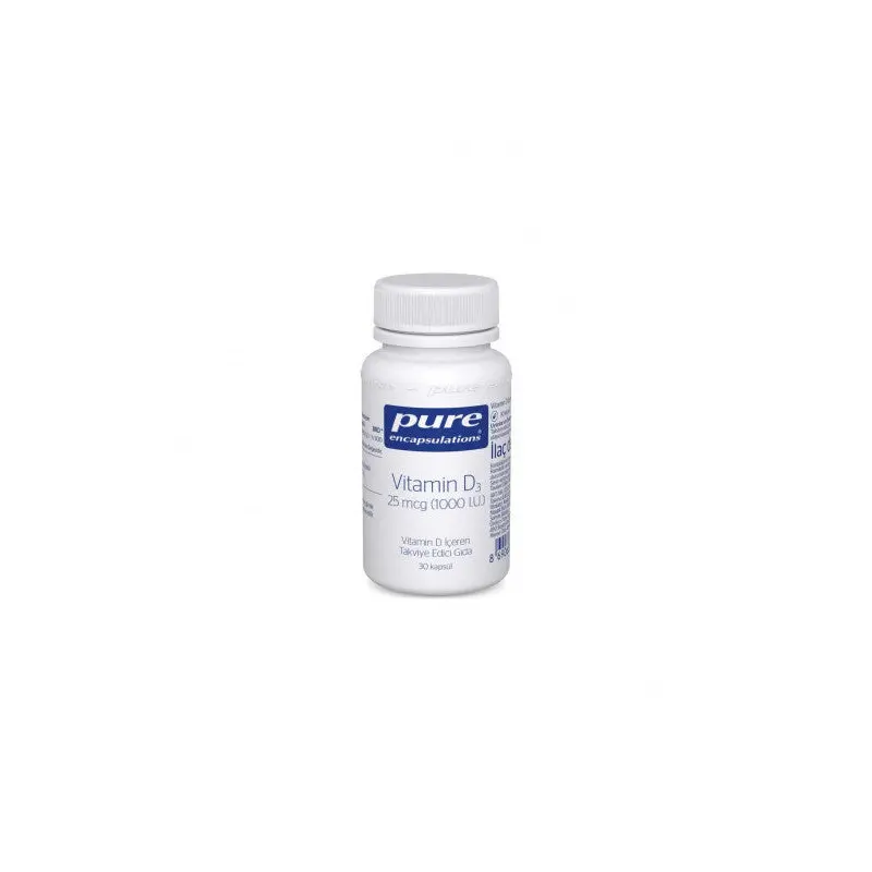 Pure Encapsulations Vitamin D3 25 Mcg 1000 Iu 30 Kapsl