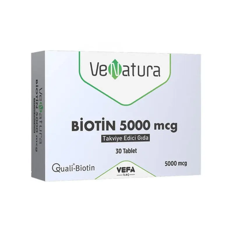Venatura Biotin 5000 Mcg 30 Tablets