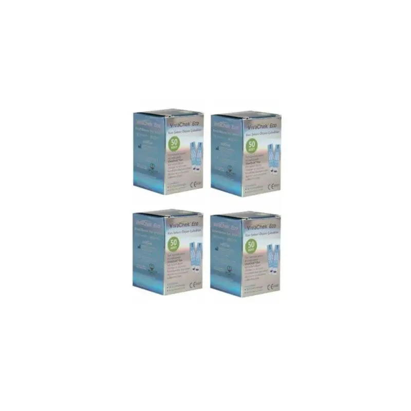Vivachek Eco Sugar Test Strips 50 Pieces 4-Pack