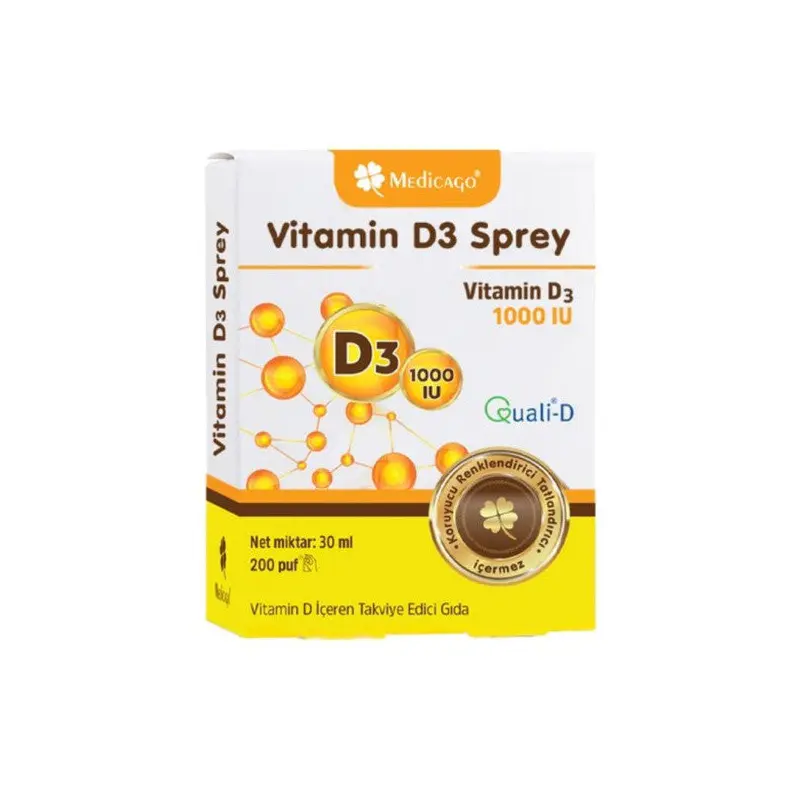 Medicago Vitamin D3 1000 Iu Spray 30 Ml