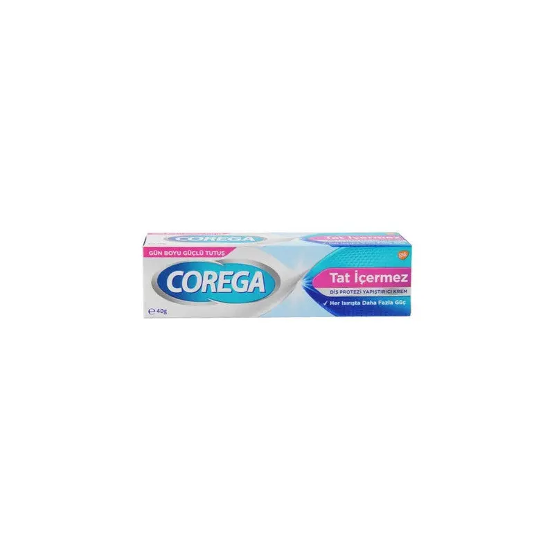 Corega Denture Adhesive Flavorless Cream 40 Gr