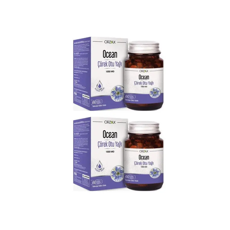 Ocean Black Cumin Oil 1000 Mg 60 Capsules 2 Pieces