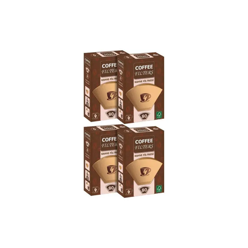 Coffee Filters Coffee Filter 80 Pieces X 4 Pieces