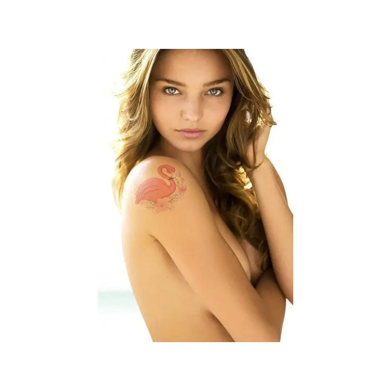 Flamingo -4 Temporary Tattoo, Arm Wrist Tattoo, Neck Tattoo, Back Tattoo