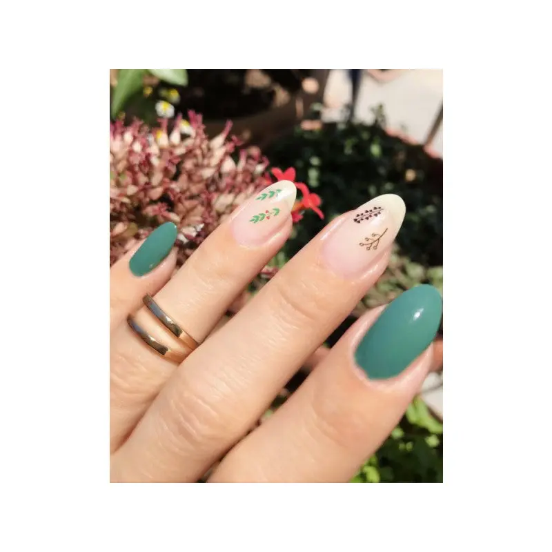Leaf Nail Tattoo, Nail Art, Nail Sticker