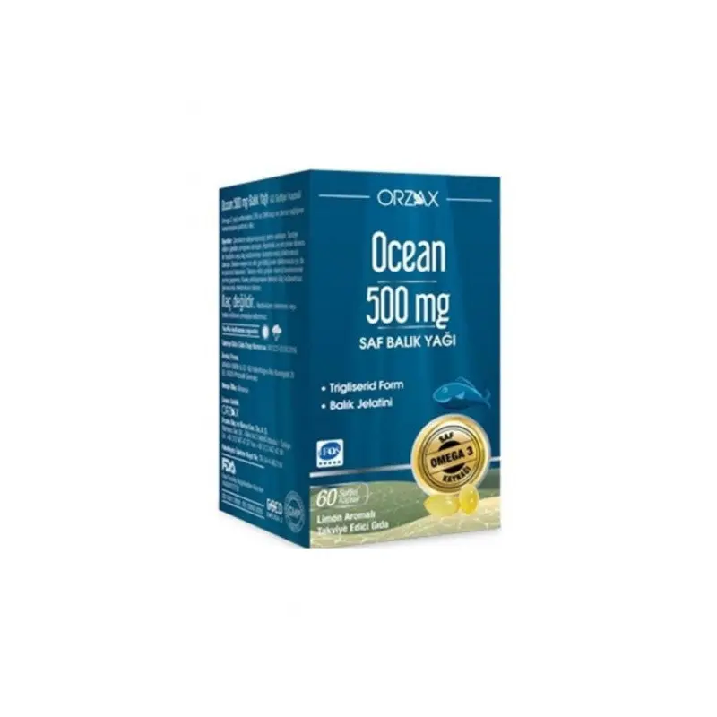 Ocean Fish Oil 500Mg Food Supplement 60 Capsules