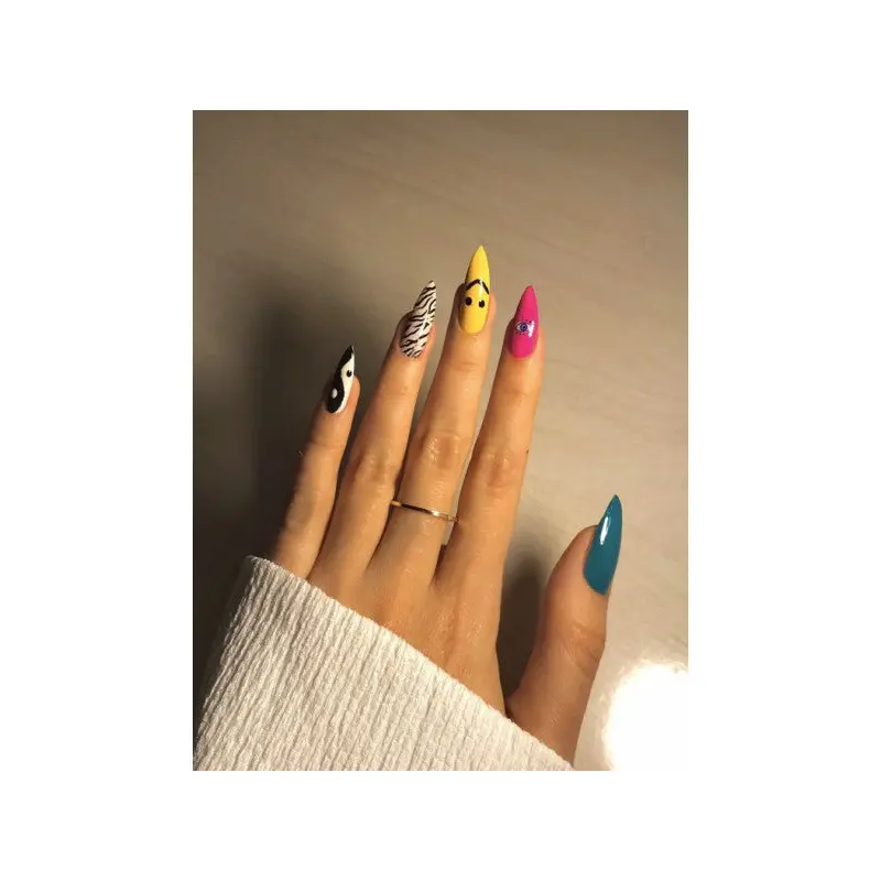 Zebra Pattern Nail Tattoo,nail Art,nail Sticker