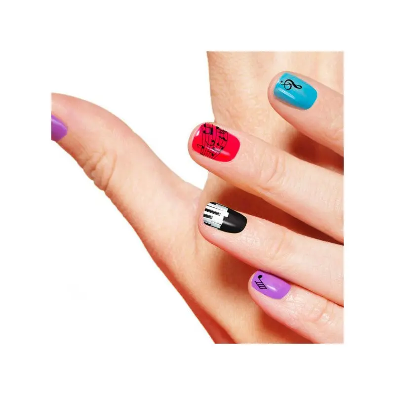 2 Note Nail Tattoo, Nail Sticker, Nail Art