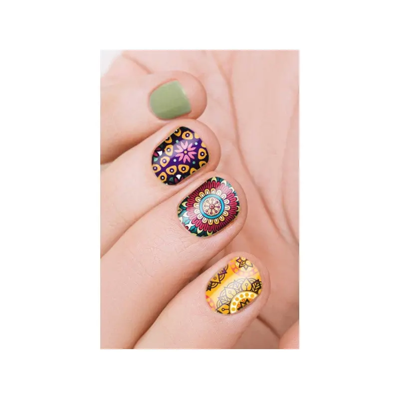Ethnic Nail Tattoo,nail Art,nail Sticker