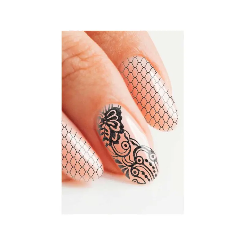 Lace Nail Tattoo, Nail Art, Nail Sticker
