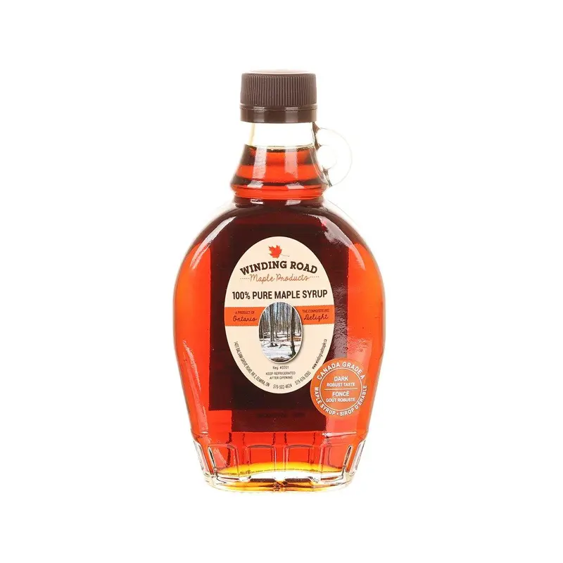 WINDING ROAD Grade A Dark Maple Syrup  (250mL)