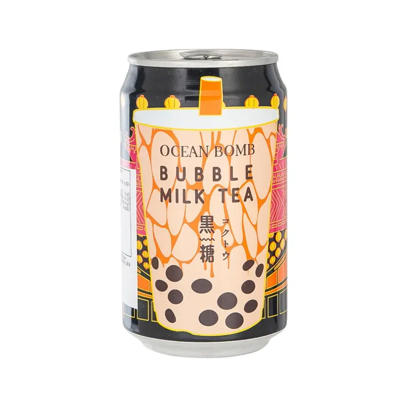 YHB OCEAN BOMB Brown Sugar Bubble Milk Tea Drink [Can]  (315mL)