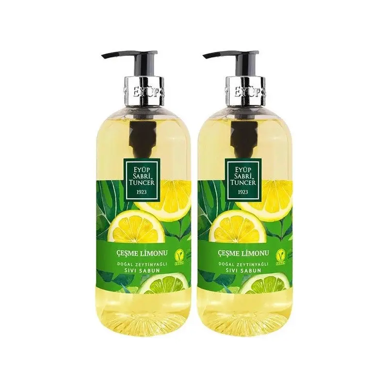 Cesme Lemon Natural Olive Oil Liquid Soap 500 Ml X2