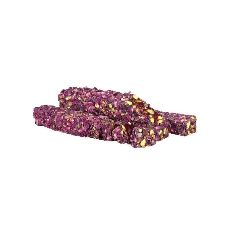 Dileker King - Rose Petal Coated Pistachio Turkish Delight 250 Grams