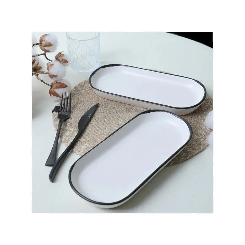 Keramika Simply Noyan Boat Plate 26 Cm 2 Pieces 19985