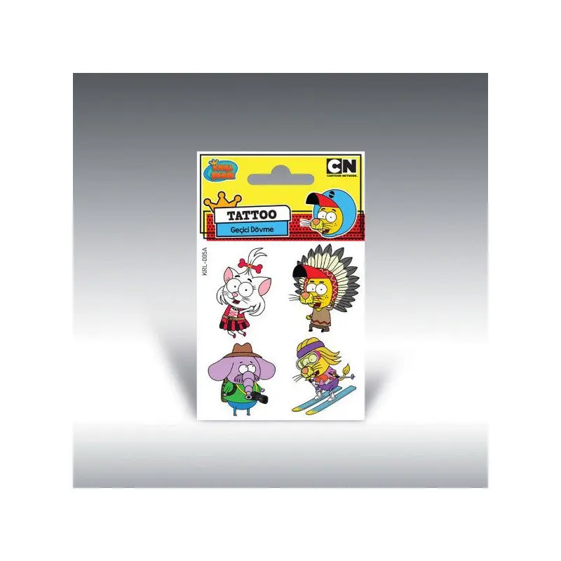 Kral akir Temporary Tattoo Set 5 Pieces