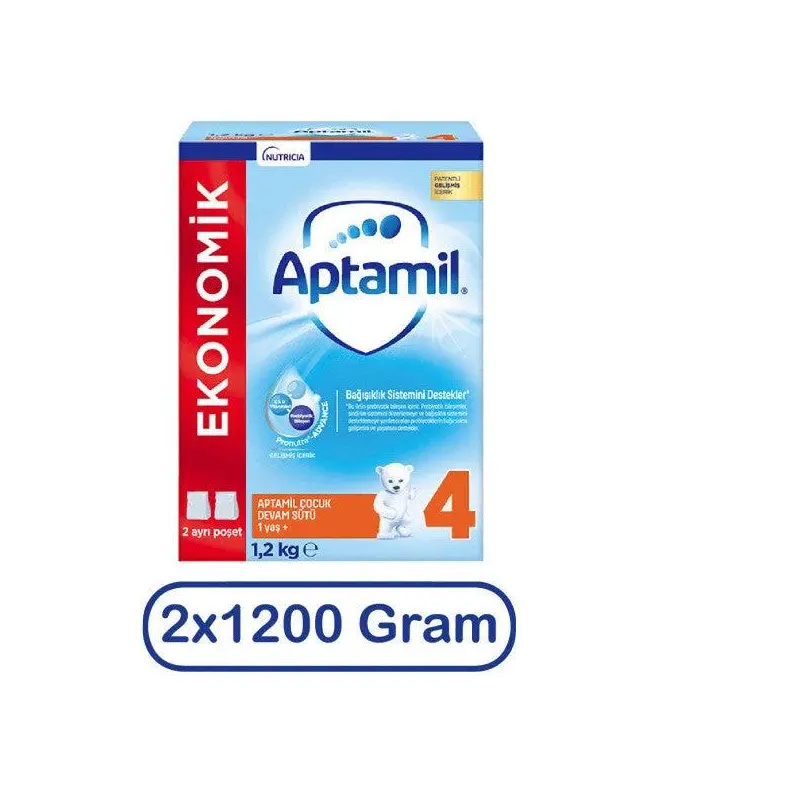 Aptamil Follow-On Milk Number 4 1200 Gr 2 Pack
