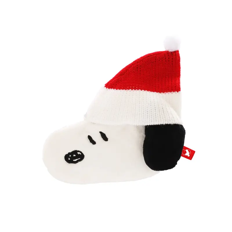 WISMETTAC Christmas Snoopy Knitted Hat Pouch with Confectionery  (9g)