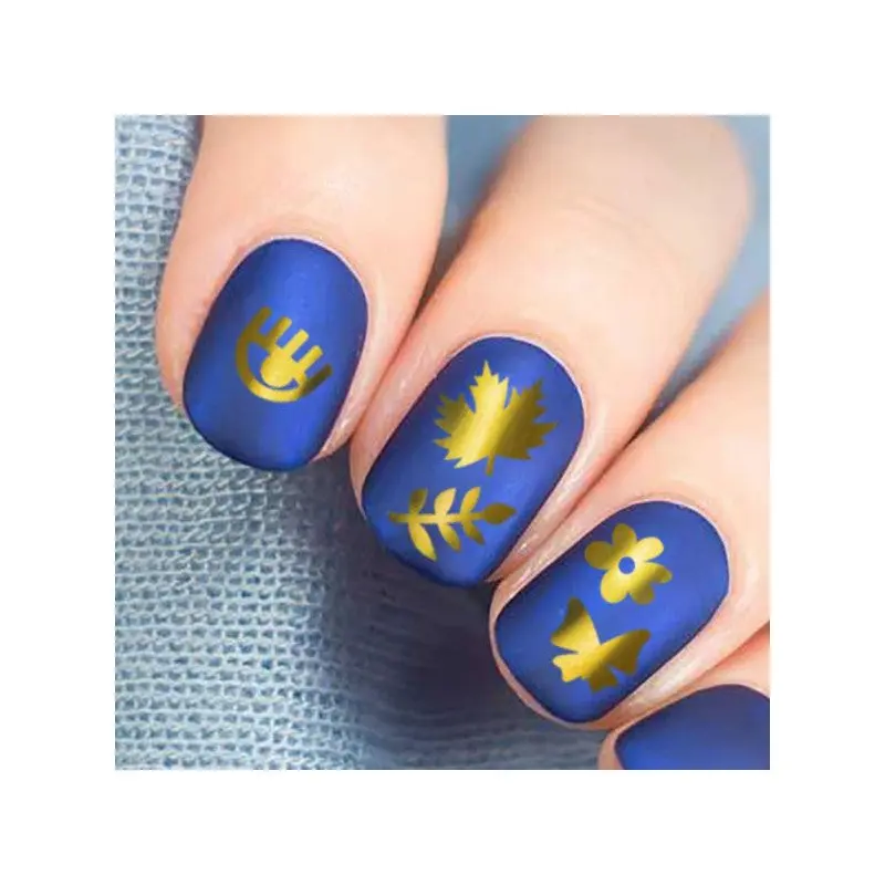 Figure-2 Metallic Nail Sticker, Nail Sticker, Nail Art