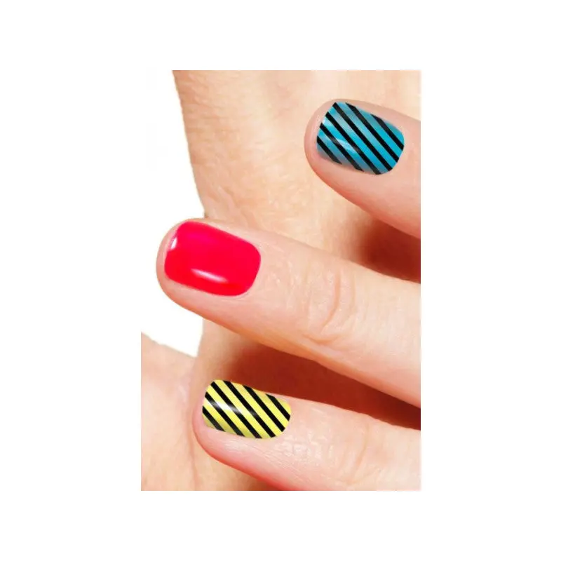 Horizontal Lines Nail Tattoo,nail Tattoo,nail Art,nail Sticker