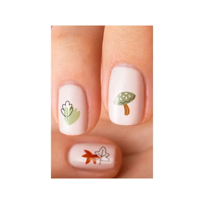 Pumpkin Nail Tattoo, Nail Tattoo, Nail Art, Nail Sticker