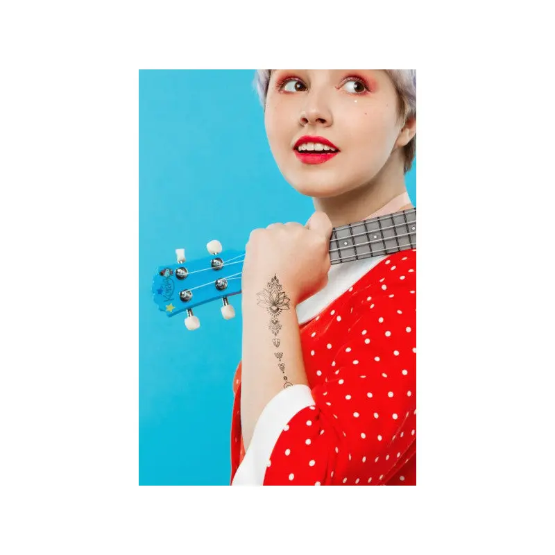 Botanical -2 Temporary Tattoo, Temporary Tattoo, Body Tattoo, Arm Wrist Tattoo, Neck Tattoo, Back Tattoo