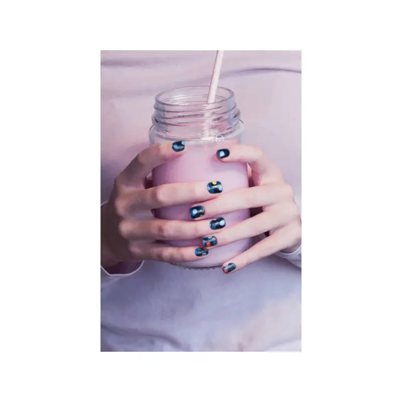 Circles Nail Tattoo, Nail Tattoo, Nail Art, Nail Sticker