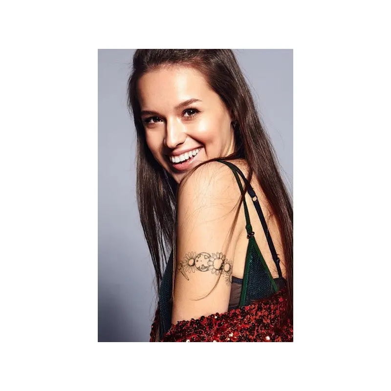 Planets Temporary Tattoo, Temporary Tattoo, Body Tattoo, Arm Wrist Tattoo, Neck Tattoo, Back Tattoo