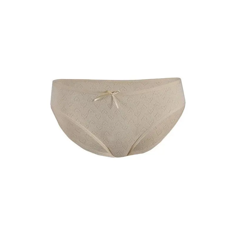 12 Pieces Yldz Women's Heart Ribbon Bikini Panties Slip Ten 3576