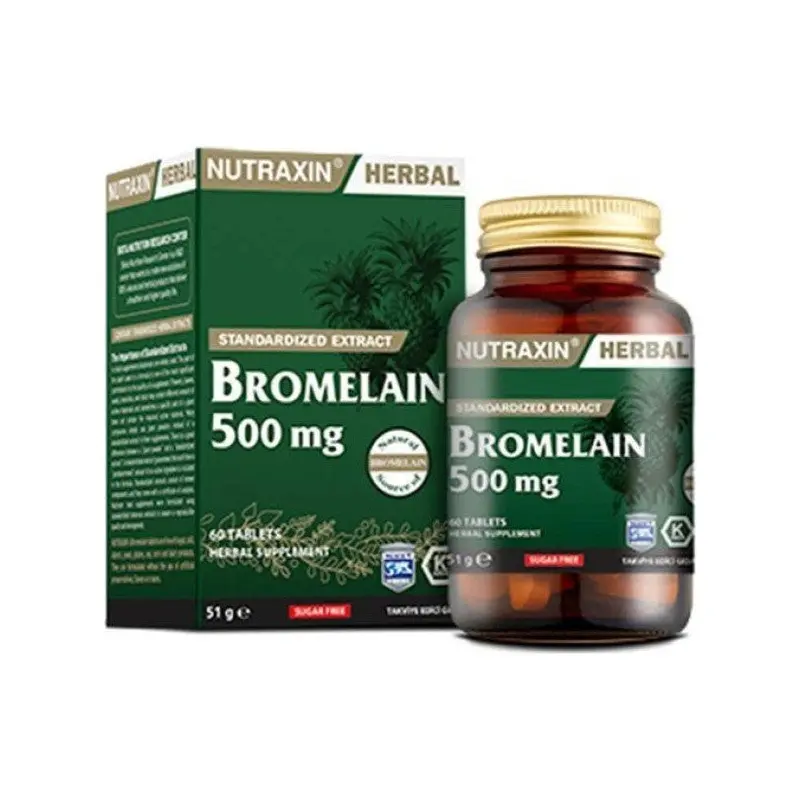 Nutraxin Bromelain 500Mg 60 Tablet