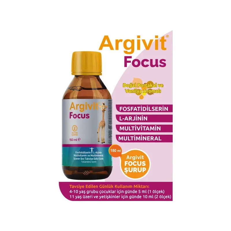 Argivit Focus Syrup 150 Ml