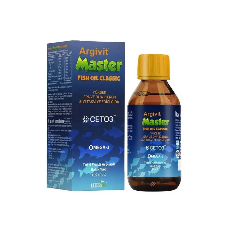 Argivit Master Fish Oil Classic 150 Ml Syrup