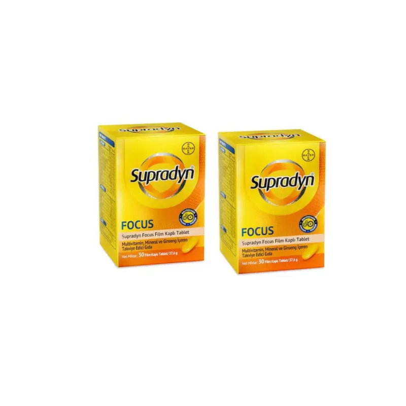 Supradyn Energy Focus 30 Tablets 2 Pcs