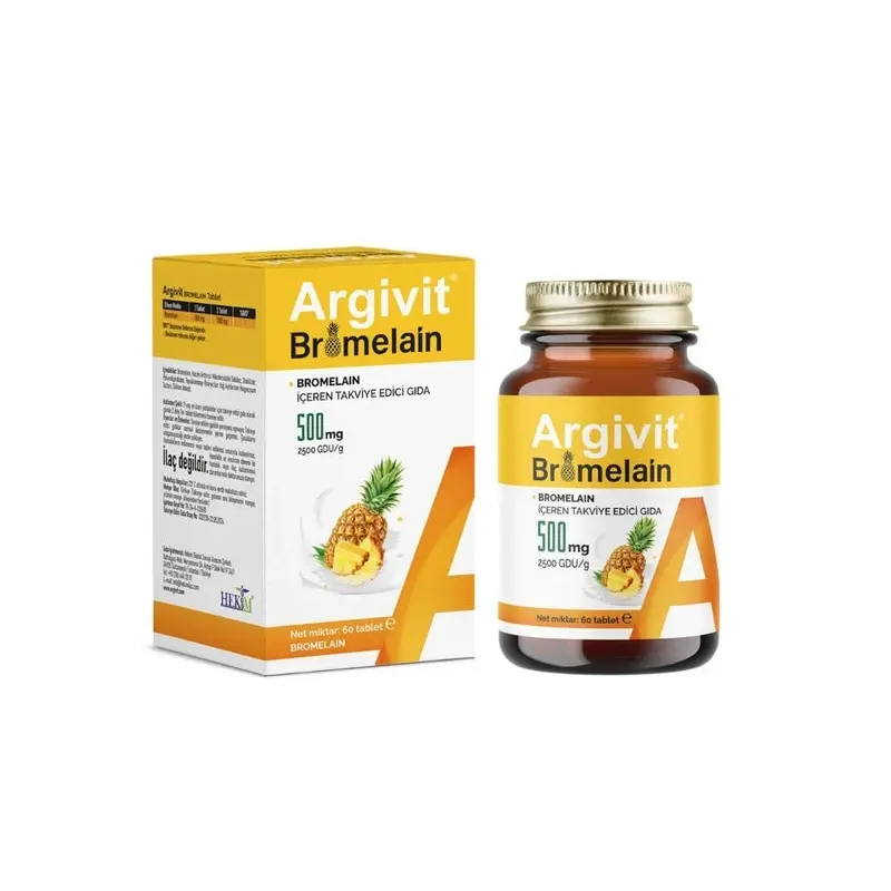 Argivit Bromelain 500 Mg 60 Tablet