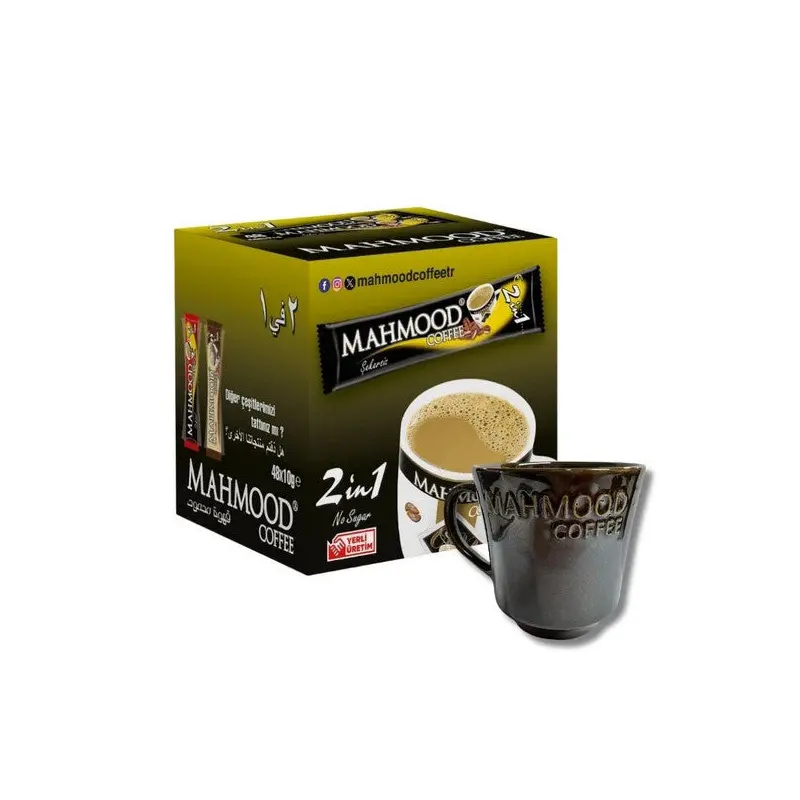 Mahmood Coffee 2 n 1 Instant Coffee 48 Pieces Mug With Gift