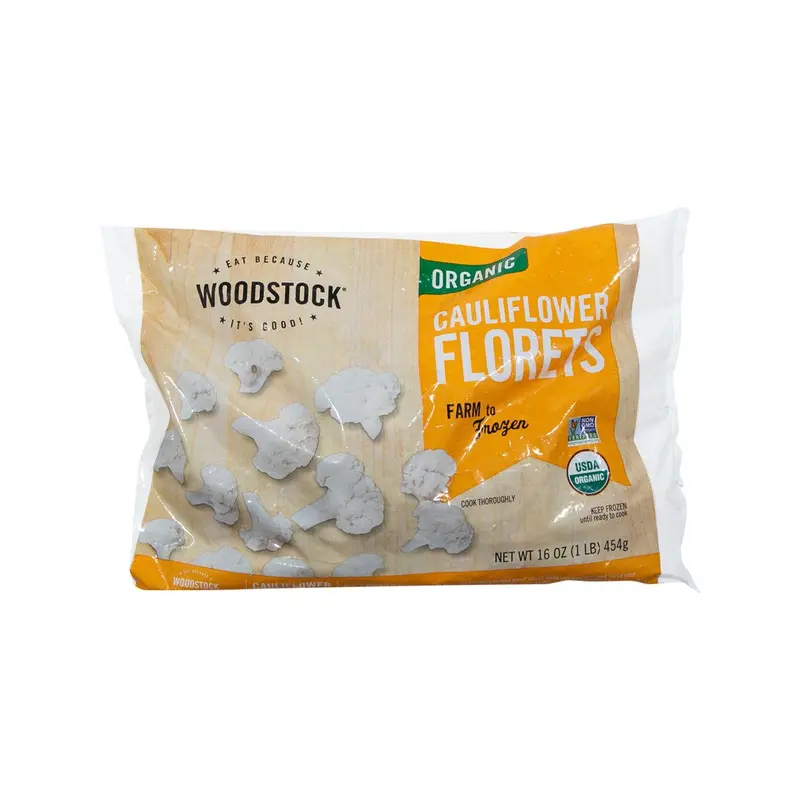 WOODSTOCK Organic Cauliflower Florets  (454g)