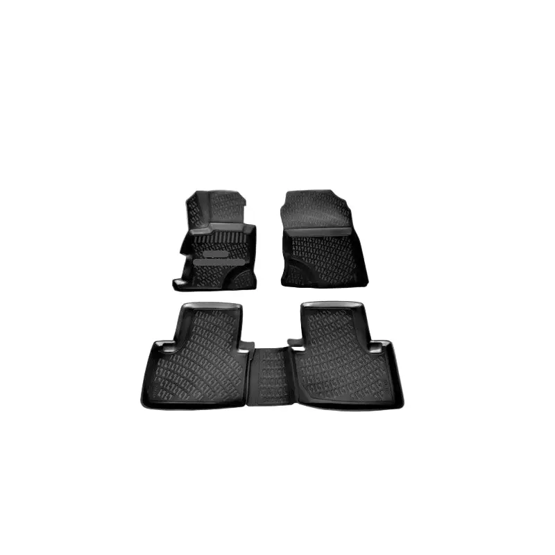 Floor Mats for Honda Civic Sedan 2001-2006 3D Black Mats 4Pcs Set