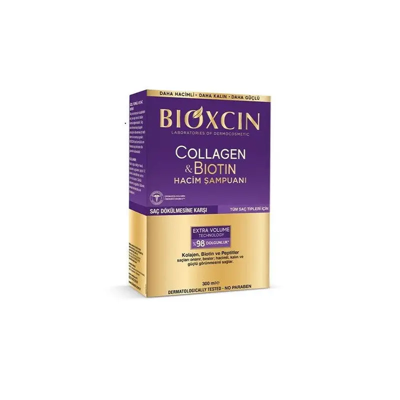 Bioxcin Collagen & Biotin Volume Shampoo 300Ml